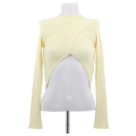 Courreges Courrèges Tops T.FR 40 Viskose Gelb