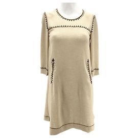 Isabel Marant Kleider T.International S Polyester Beige
