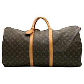 Louis Vuitton-Louis Vuitton Keepall Bandouliere 60-Brown