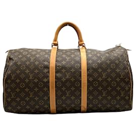 Louis Vuitton-Louis Vuitton Keepall 55-Brown