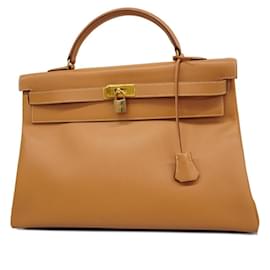 Hermès-hermes kelly 40-Beige