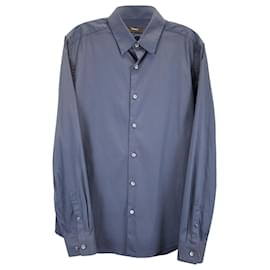 Theory-Theory Button-down Shirt in Navy Blue Cotton-Blue,Navy blue