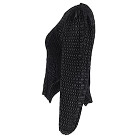 Rachel Comey-Rachel Comey Emes Cable Knit Sweater in Black Cotton-Black