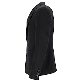 Céline-Celine Single-Breasted Blazer in Black Wool-Black