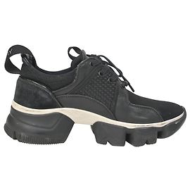 Givenchy Jaw Low Top Chunky Sneakers in pelle nera Nero