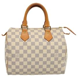 Louis Vuitton-Louis Vuitton Damier Azur Speedy 25 Hand Bag N41534 LV Auth 75292-Other