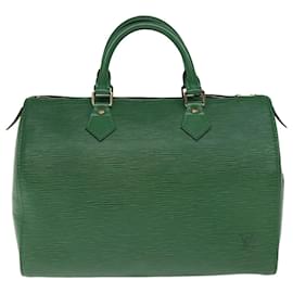 Louis Vuitton-Louis Vuitton Epi Speedy 30 Hand Bag Borneo Green M43004 LV Auth 75279-Other