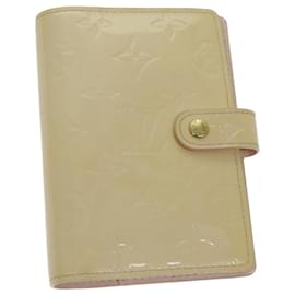 Louis Vuitton-LOUIS VUITTON Vernis Agenda PM Day Planner Cover Pink R21007 LV Auth 75650-Other