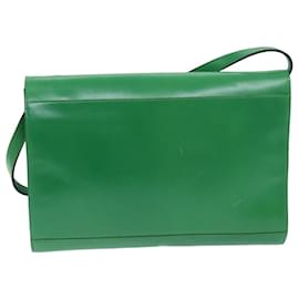 Céline-CELINE Sac Bandoulière Cuir Vert Auth 75227UNE-Vert