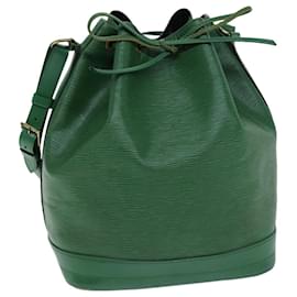 Louis Vuitton-LOUIS VUITTON Epi Noe Shoulder Bag Green M44004 LV Auth 75185-Green