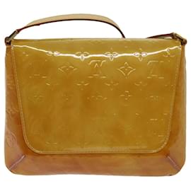 Louis Vuitton-LOUIS VUITTON Monogram Vernis Thompson Street Bag Beige M91301 Auth LV 73923-Beige