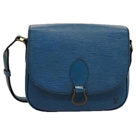 Louis Vuitton-Bolsa de ombro LOUIS VUITTON Epi Saint Cloud GM Toledo Azul M52195 Autenticação de LV 75169-Azul