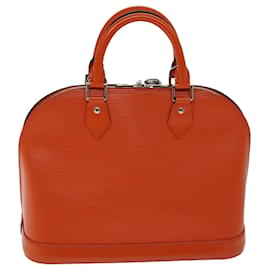 Louis Vuitton-LOUIS VUITTON Bolsa Epi Alma PM Laranja Pimon M40623 Autenticação de LV 75380-Outro,Laranja