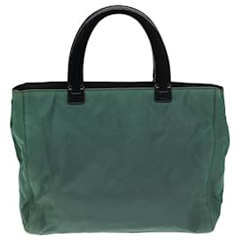 Prada-PRADA Hand Bag Nylon Khaki Auth yb567-Khaki