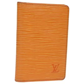 Louis Vuitton-LOUIS VUITTON Epi Organizer Dupoch Card Case Mandarin M6358H LV Auth 75410-Autre