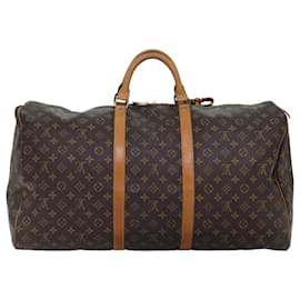 Louis Vuitton-Monograma de Louis Vuitton Keepall 60 Bolsa Boston M41422 LV Auth 75393-Monograma