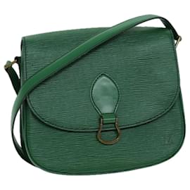 Louis Vuitton-Bolsa de ombro LOUIS VUITTON Epi Saint Cloud GM Verde M52194 Autenticação de LV 75168-Verde