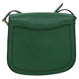 Louis Vuitton-Bolsa de ombro LOUIS VUITTON Epi Saint Cloud GM Verde M52194 Autenticação de LV 75168-Verde