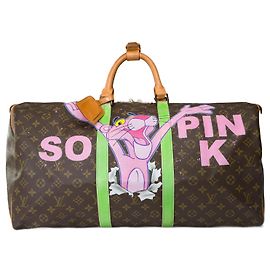 LOUIS VUITTON Keepall Bag in Brown Canvas - 101287 Brown
