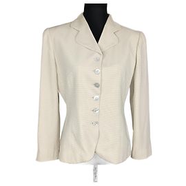 Giacca beige classica Max & Co degli anni '90 Beige