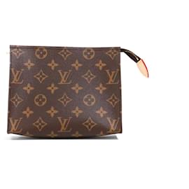 Louis Vuitton-LOUIS VUITTON  Clutch bags T.  cloth-Brown