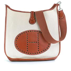 Hermès-HERMES  Handbags T.  leather-Brown