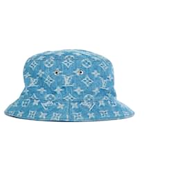 Louis Vuitton-LOUIS VUITTON  Hats T.cm 60 cotton-Blue