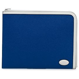 Mulberry Blue X Richard Malone Zip Clutch Blue
