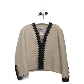 Chanel 2015P Paris-Salzburg White Jacket FR42 White