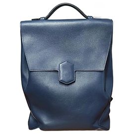 Hermès - Sac à dos Hermès Flash Bleu Marine