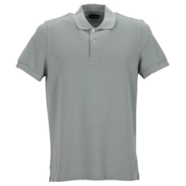 Polo Tom Ford de algodón verde Verde Verde oliva