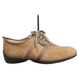 Paraboot Derbies Hellbraun Hirschleder Hellbraun
