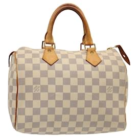 Louis Vuitton-Louis Vuitton Damier Azur Speedy 25 Hand Bag N41534 Auth LV 75552-Autre