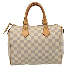 Louis Vuitton-Louis Vuitton Damier Azur Speedy 25 Hand Bag N41534 Auth LV 75552-Autre