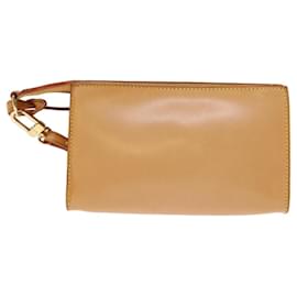 Louis Vuitton-LOUIS VUITTON Pochette d'accessoires Nomad Cuir Beige LV Auth bs14530-Beige