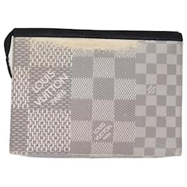 Louis Vuitton-Louis Vuitton Damier Graphite 3D Pochette Voyager MM Bag N60443 Auth LV 75261-Autre