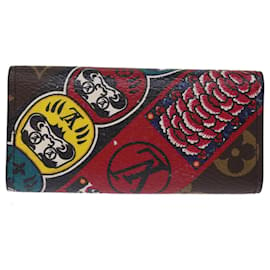 Louis Vuitton-LOUIS VUITTON Monogram Kabuki Daruma Multicles 4 Key Case M67252 LV Auth am6279-Monogram