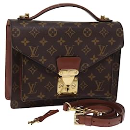 Louis Vuitton-Louis Vuitton Monogram Monceau 28 Hand Bag 2way M51185 LV Auth 75522-Monogram
