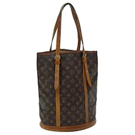 Louis Vuitton-LOUIS VUITTON Monogram Bucket GM Shoulder Bag M42236 LV Auth 74163-Monogram