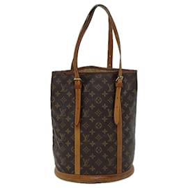 Louis Vuitton-LOUIS VUITTON Monogram Bucket GM Shoulder Bag M42236 LV Auth 74163-Monogram