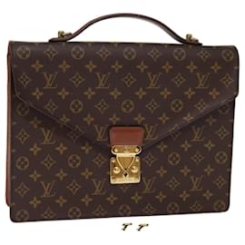 Louis Vuitton-LOUIS VUITTON Monogram Porte Documents Bandouliere Bag M53338 LV Auth ep4274-Monogram