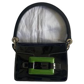 Robert Clergerie Sacs à main Noir Vert