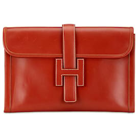 Hermès-Hermès Brown Box Calf Jige PM-Brown