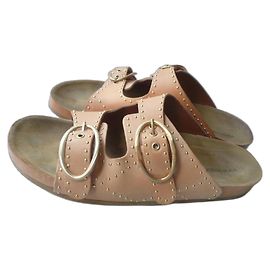 VANESSA BRUNO Sandales crème TBE T40 Beige