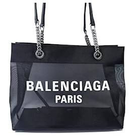 Balenciaga-NEW BALENCIAGA CABAS DUTY FREE HANDBAG 741602 BLACK NEW HAND BAG PURSE-Black