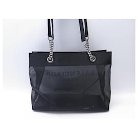 Balenciaga-NEW BALENCIAGA CABAS DUTY FREE HANDBAG 741602 BLACK NEW HAND BAG PURSE-Black