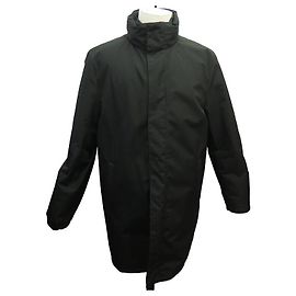 PRADA COAT LONG SGB PARKA226 l 52 BLACK NYLON JACKET MEN JACKET COAT Black
