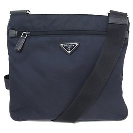 PRADA RE-NYLON NAVY BLUE BAG NAVY BLUE MESSENGER BAG Navy blue