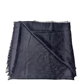 Louis Vuitton-Monogram scarf-Black