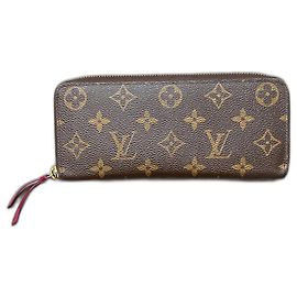Louis Vuitton Clemence Wallet Brown Monogram Canvas Brown